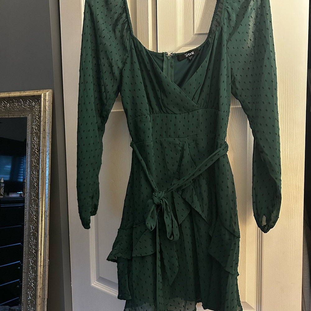 Elegant Green Dress by Zara